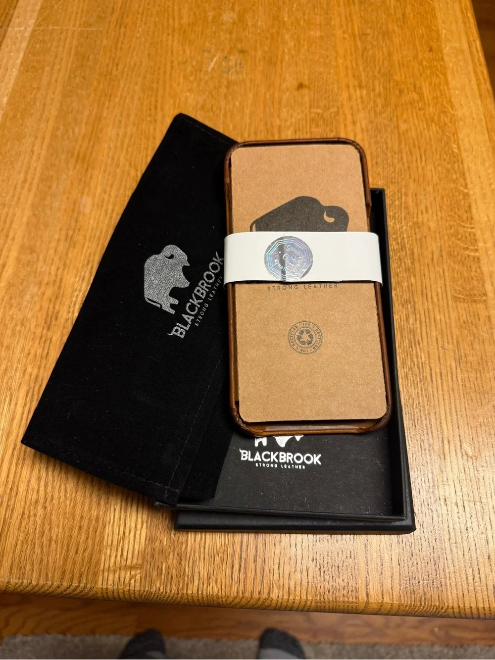 iPhone 16 Pro Golden Brown genuine Leather Phone Case
